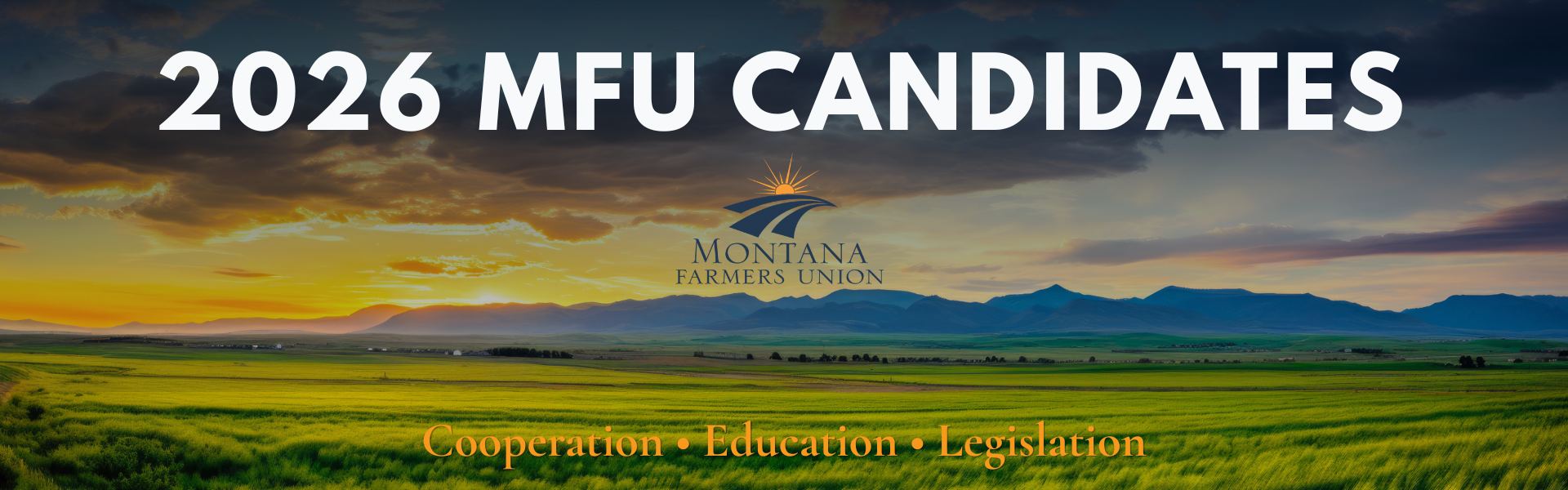 2026 MFU Candidates webpage banner