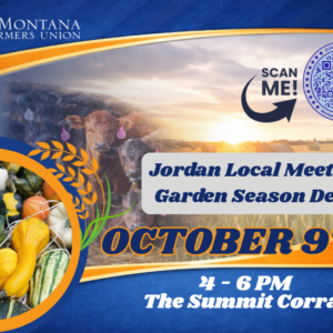 Jordan Meeting & Garden Debrief post card