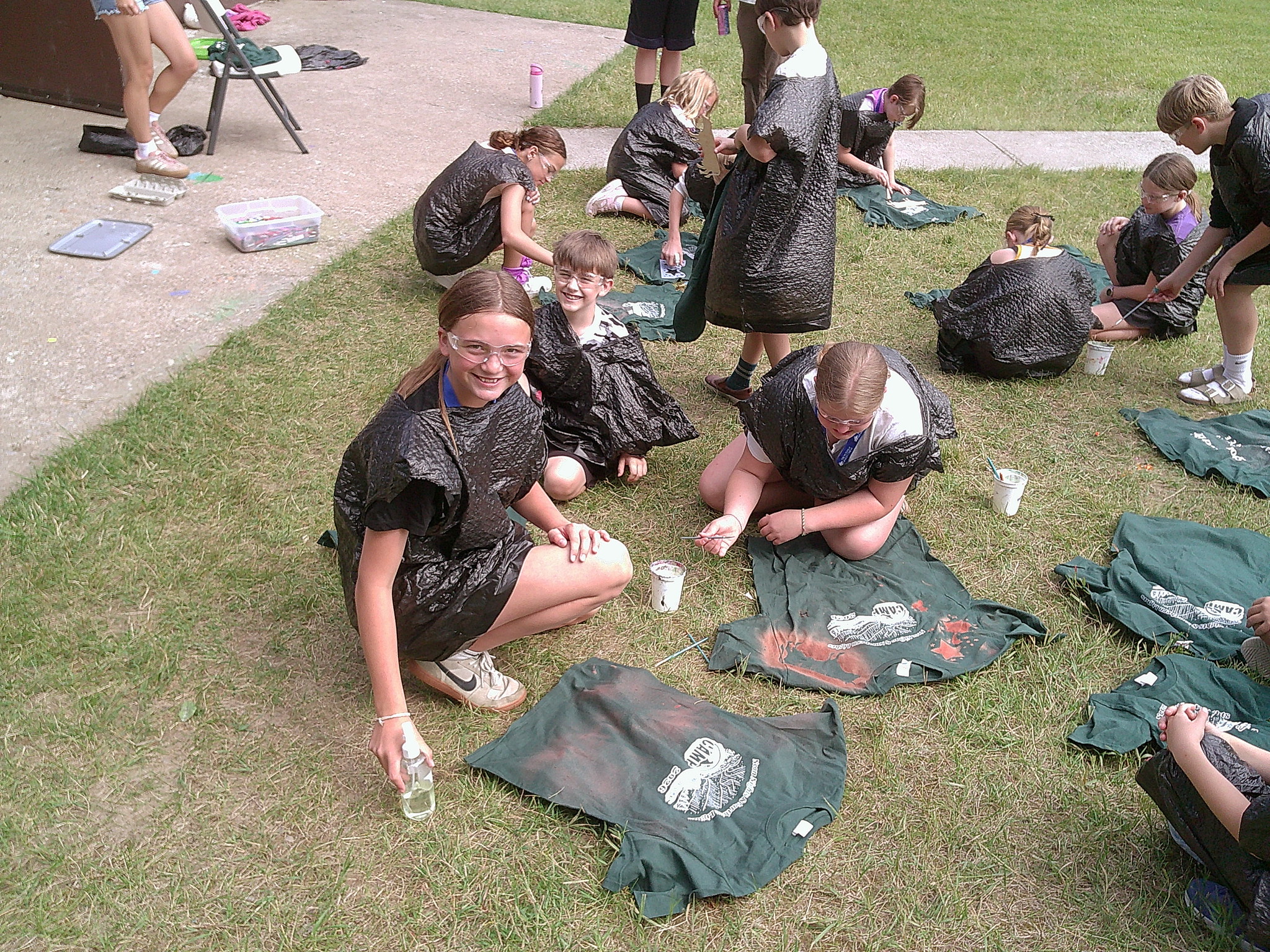 MFU campers participating in a camp activity